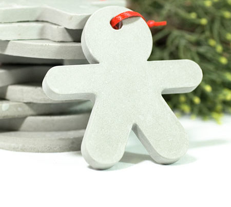 Babbo christmas concrete decorations cemento natale Studio Pastina
