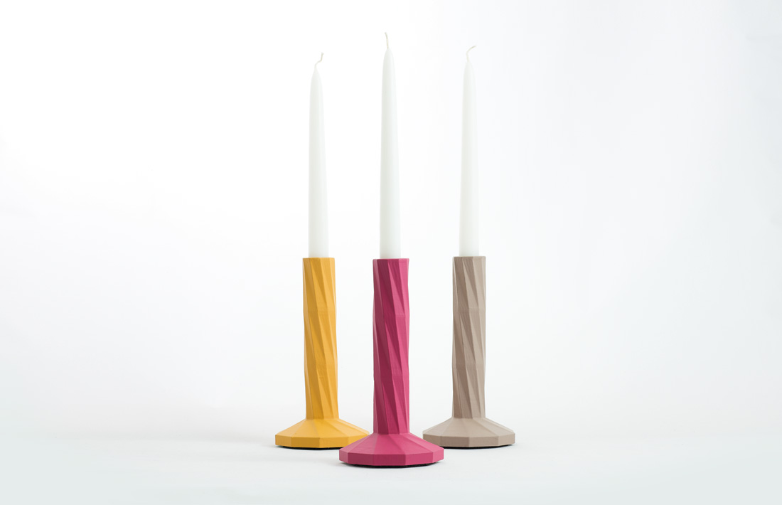 pauly candle holder concrete pantone colors pastina italian goodies collection